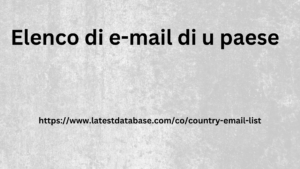 Elenco di e-mail di u paese