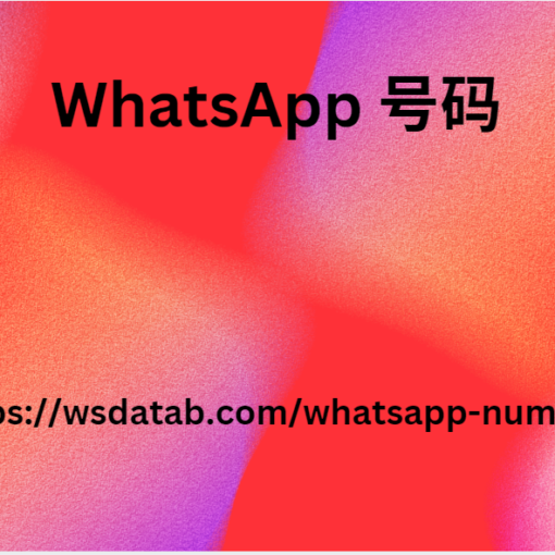 WhatsApp 号码