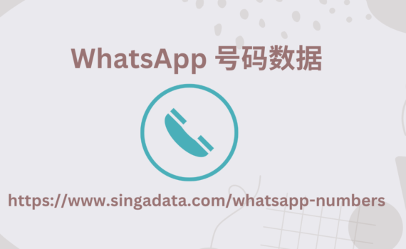 WhatsApp 号码数据